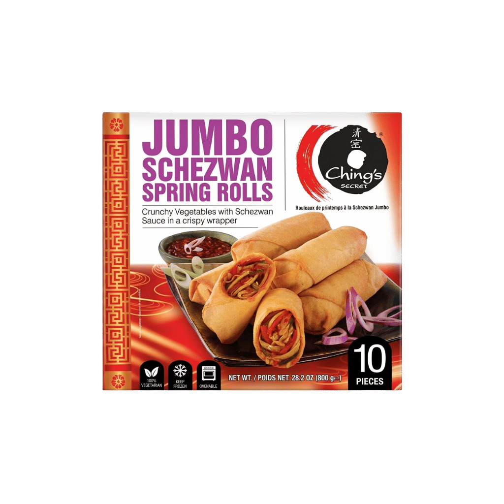 Ching's Secret Jumbo Schezwan Spring Roll 10 pcs buy online USA - 1